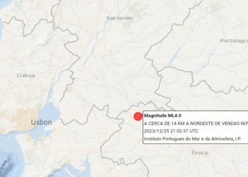 Sismo de 4.0 na escala de Richter sentido na Região Oeste