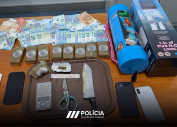 PSP detém jovem de 19 anos em Torres Vedras e apreende mais de 1.600 doses de haxixe